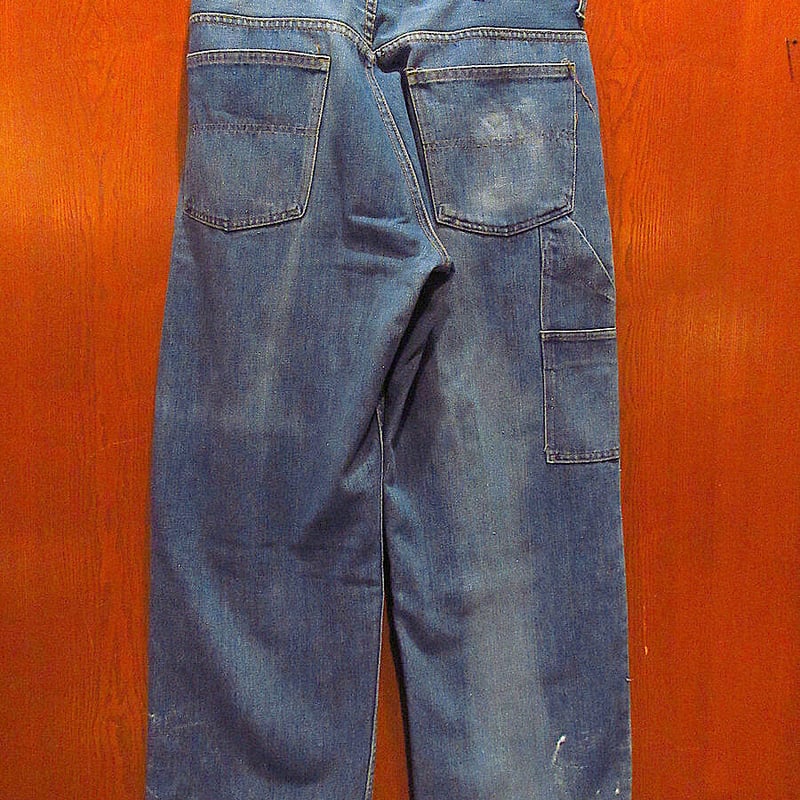 ビンテージ70's○BIG MACサスペンダーボタン付きデニムペインター