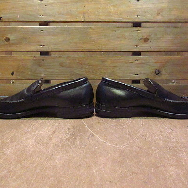 ビンテージ50's○DEADSTOCK Bondshireヴァンプローファー黒8 1/2 B○
