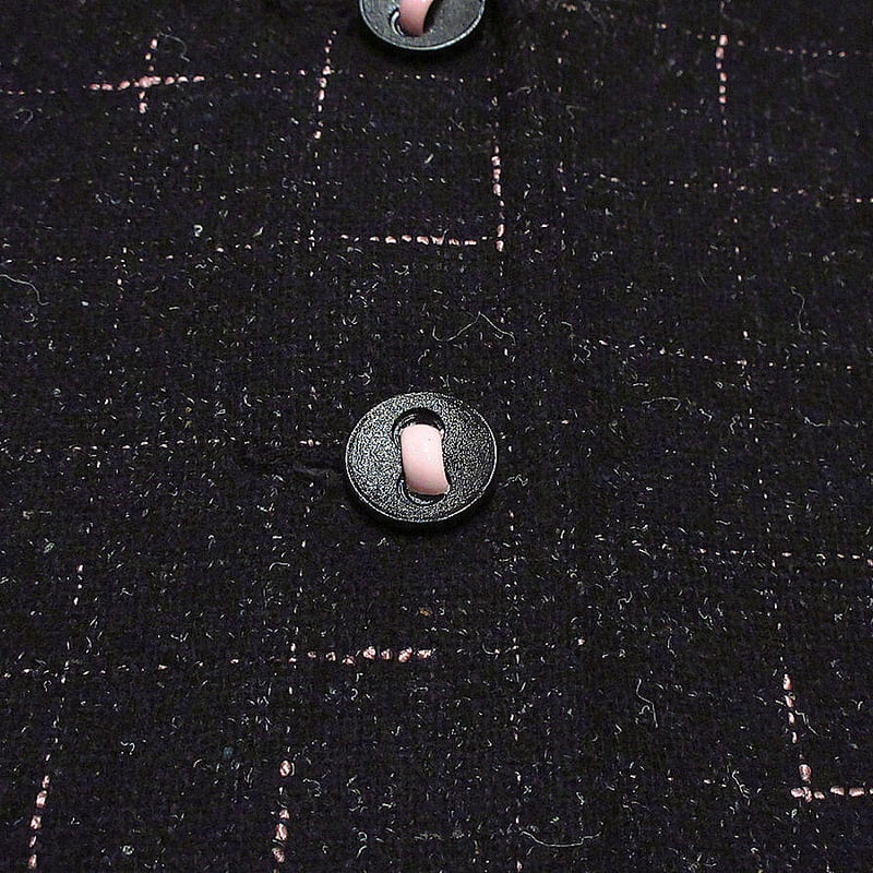 ビンテージ40's50's○レディースピンチバックネップ織りウール3Bスーツ