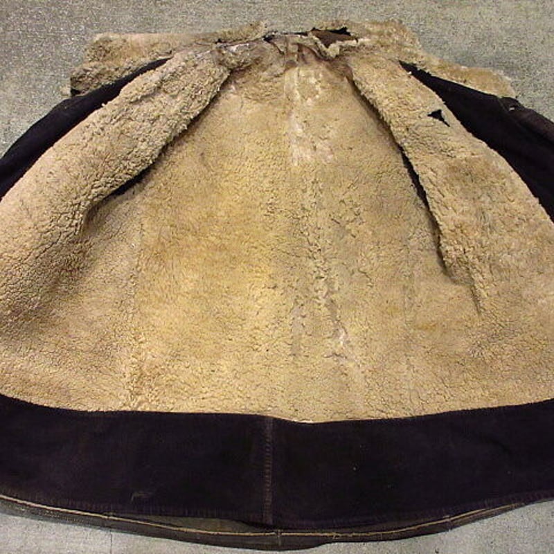 ビンテージ30's○HERCULESホースハイドバーンストーマーコート黒