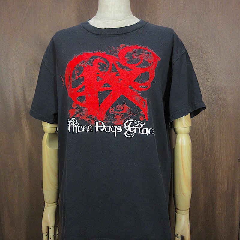 ビンテージ2000's○Three Days GraceプリントTシャツ黒size M