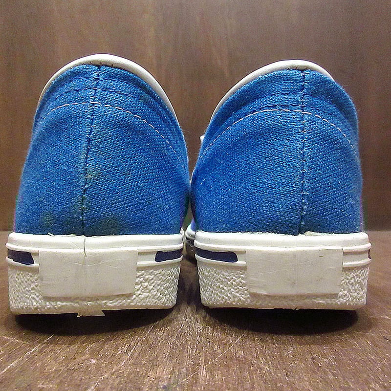 キャンディーズ ビンテージ70's80's☆DAEDSTOCK キャンバススニーカー小豆色