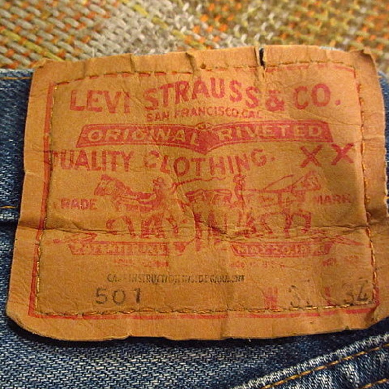 ビンテージ80's○Levi's 501赤耳W31 L34○200625n2-m-pnt-jn