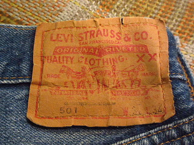 ビンテージ80's○Levi's 501赤耳W31 L34○200625n2-m-pnt-jn