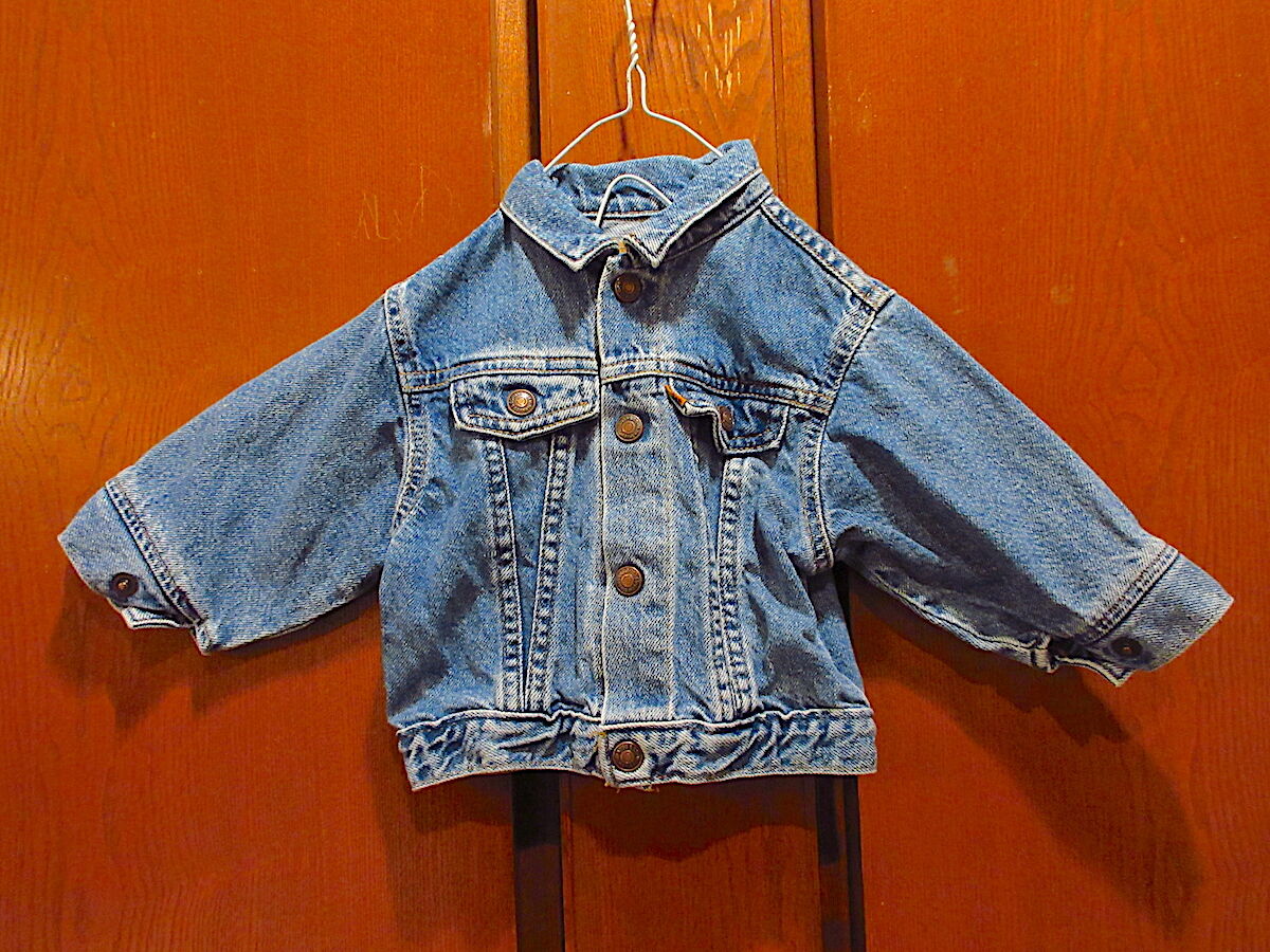 Levi's ヴィンテージ Gジャン 小さめサイズ 80s リーバイス 71411-0816 Gジャン チェック柄ライナー 40L