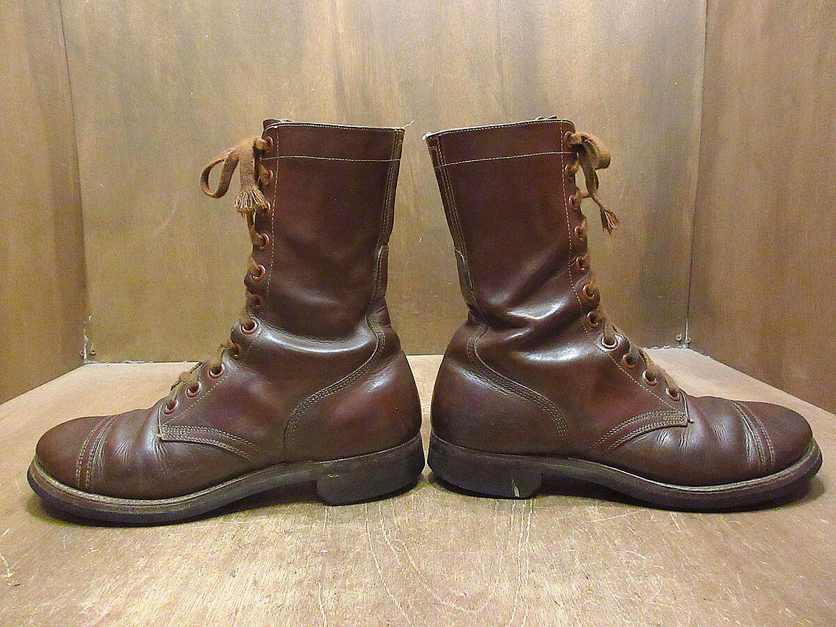 ビンテージ50's○U.S.ARMYジャンプブーツ茶size 8 1/2 D○221011i2