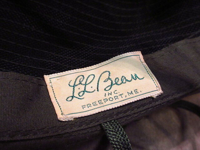 さ*ん様 ビンテージ　エルエルビーン　サファリハット ビンテージ70's○L.L.Bean筆記体タグサファリハット7○210124n3