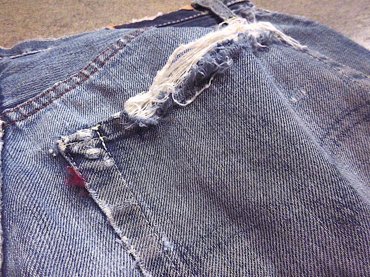 ビンテージ60's○Levi's 551ZXXカットオフデニムショーツ実寸
