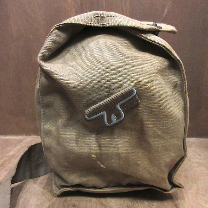 ビンテージ40's○U.S.NAVY ND MARK IIIガスマスクバッグ○260323n8