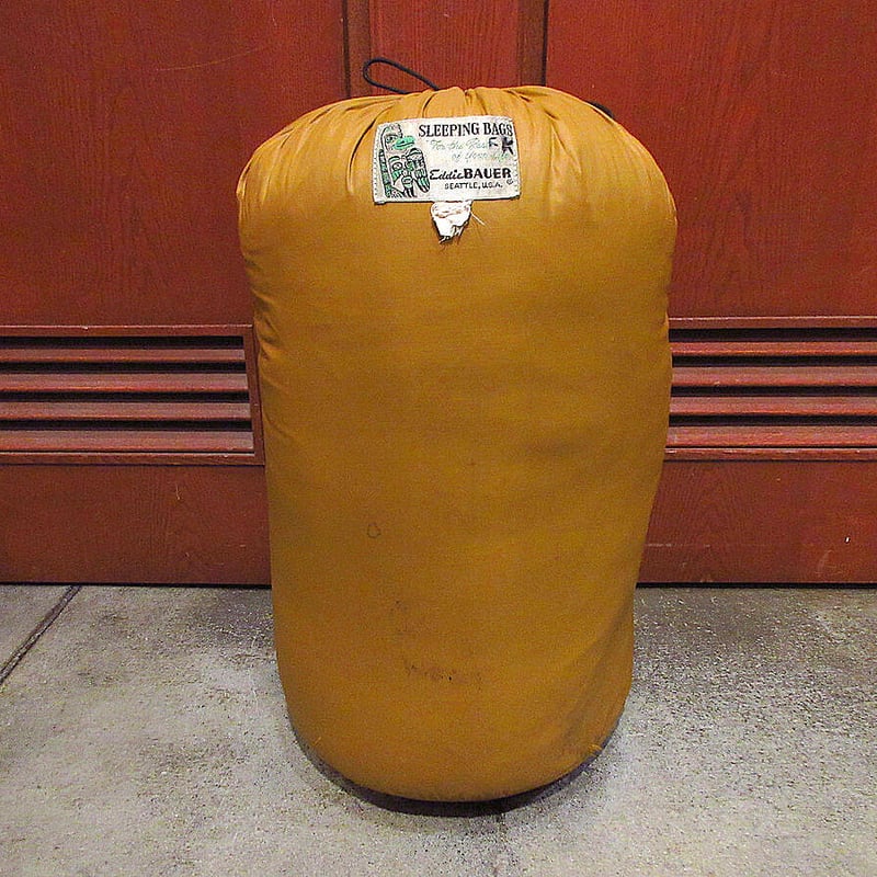 ビンテージ60's70's○Eddie Bauer KARAKORAMナイロンダウンスリーピン