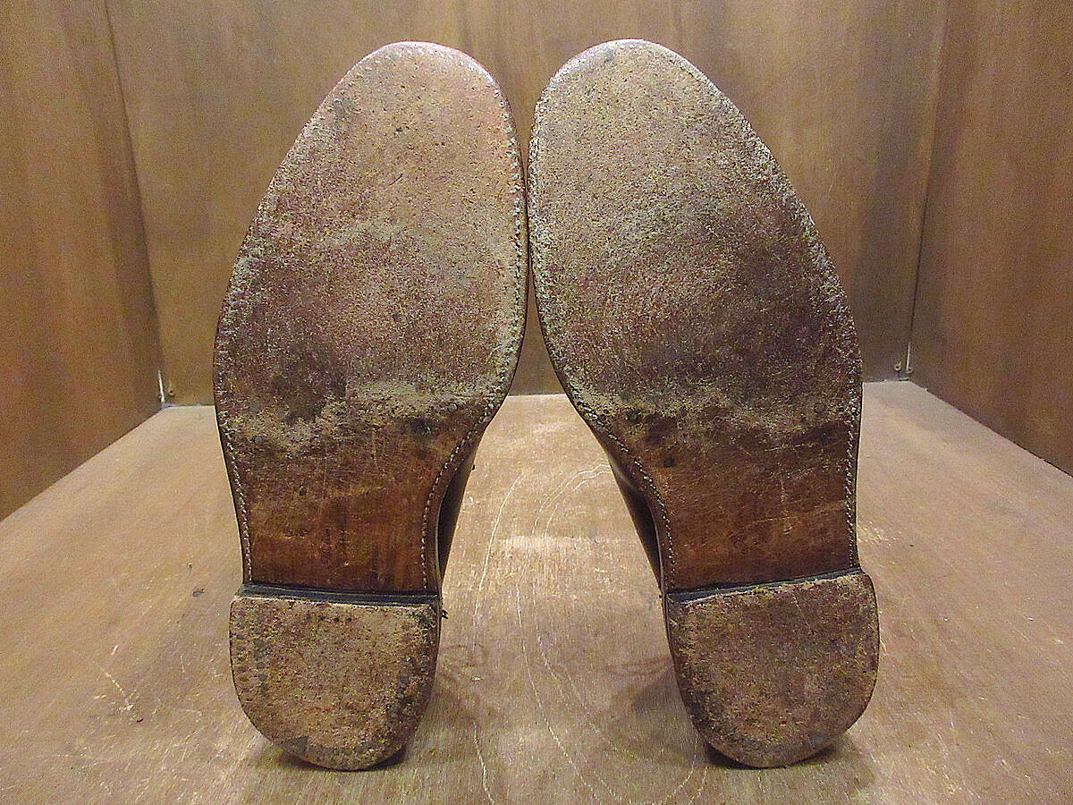 ビンテージ70's○FLORSHEIM IMPERIALコードバンプレーントゥシューズ