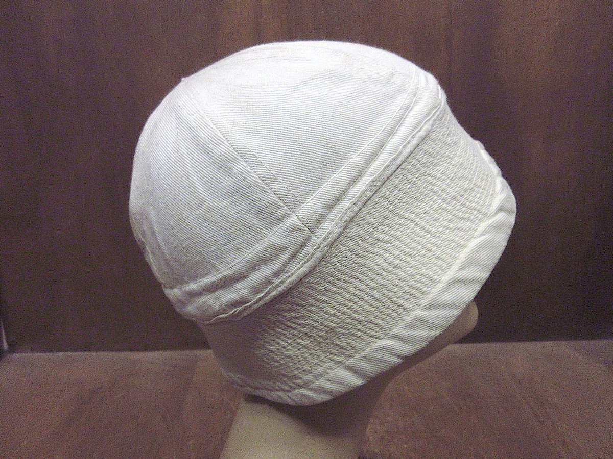 ビンテージ40's50's○U.S.NAVYセーラーハット白○240404j7-m-ht