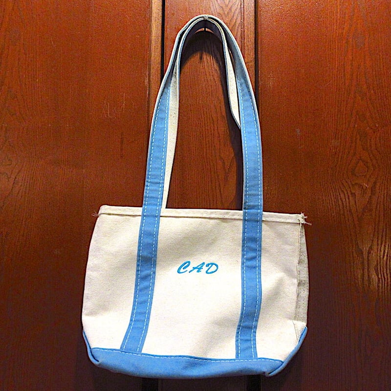 ビンテージ○L.L.Bean刺繍入りロングハンドルキャンバストート ビンテージ○L.L.Bean刺繍入りロングハンドルキャンバストート