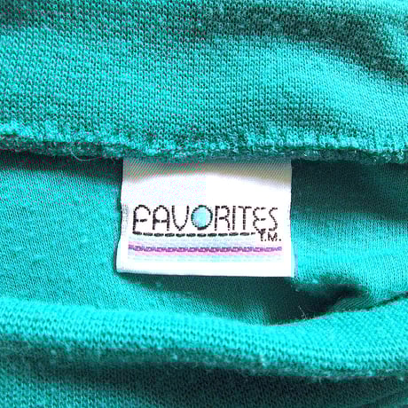 ビンテージ80's90's●FAVORITESモックネック長袖Tシャツ●250212b1-m-lstshロンT1980's1990'sメンズトップス古着