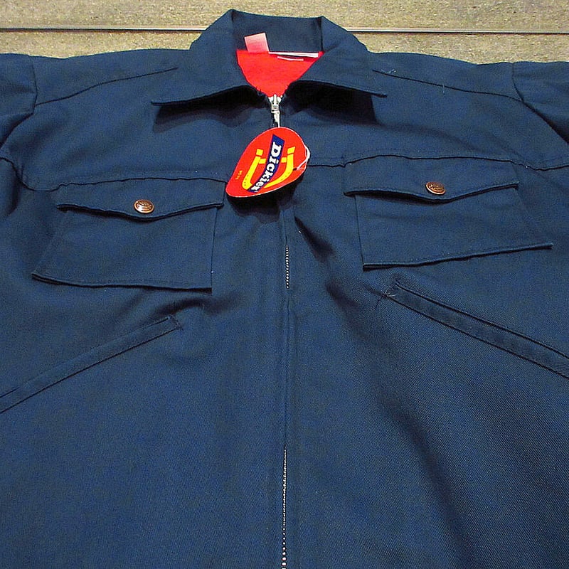 ビンテージ90's○DEADSTOCK Dickies裏ボアワークジャケット紺size 42/