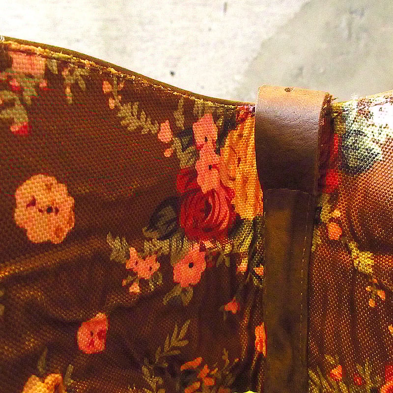 Dr.Martens裏地花柄12ホールブーツ茶size 6○231218k4-w-bt-245