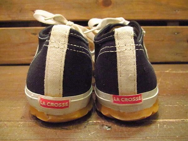 ビンテージ70's○DEADSTOCK LA CROSSE キッズ3本ラインキャンバス