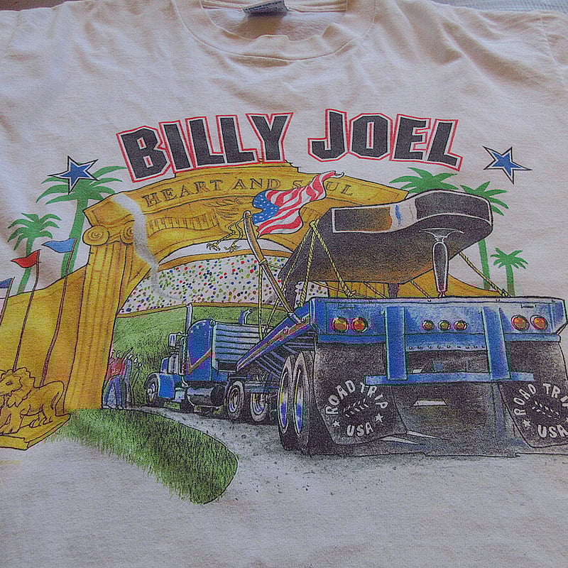 ビンテージ90's○BILLY JOEL 1994年ツアーTシャツ白size XL ビンテージ90's○BILLY JOEL 1994年ツアーTシャツ白size XL