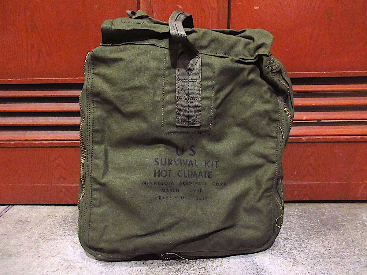 ビンテージ60's○DEADSTOCK U.S.ARMYサバイバルキットバッグ○260129n