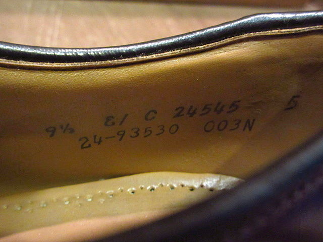 ビンテージ○JOHNSTON & MURPHYツートンサドルシューズ9 1/2 E○20090