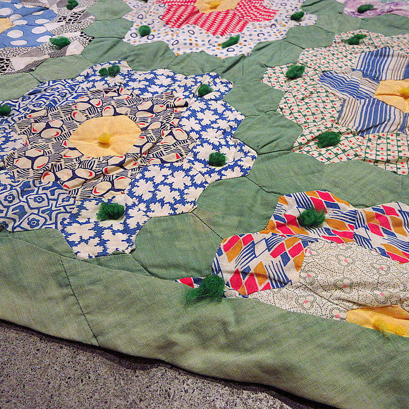 ヴィンテージ〜40's パッチワークファブリック ビンテージ40's○パッチワークキルトファブリック約210cm×約