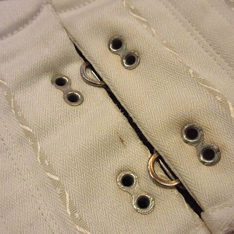 ビンテージ~30's○DEADSTOCK JACKSON CORSET CO.コルセット生成り