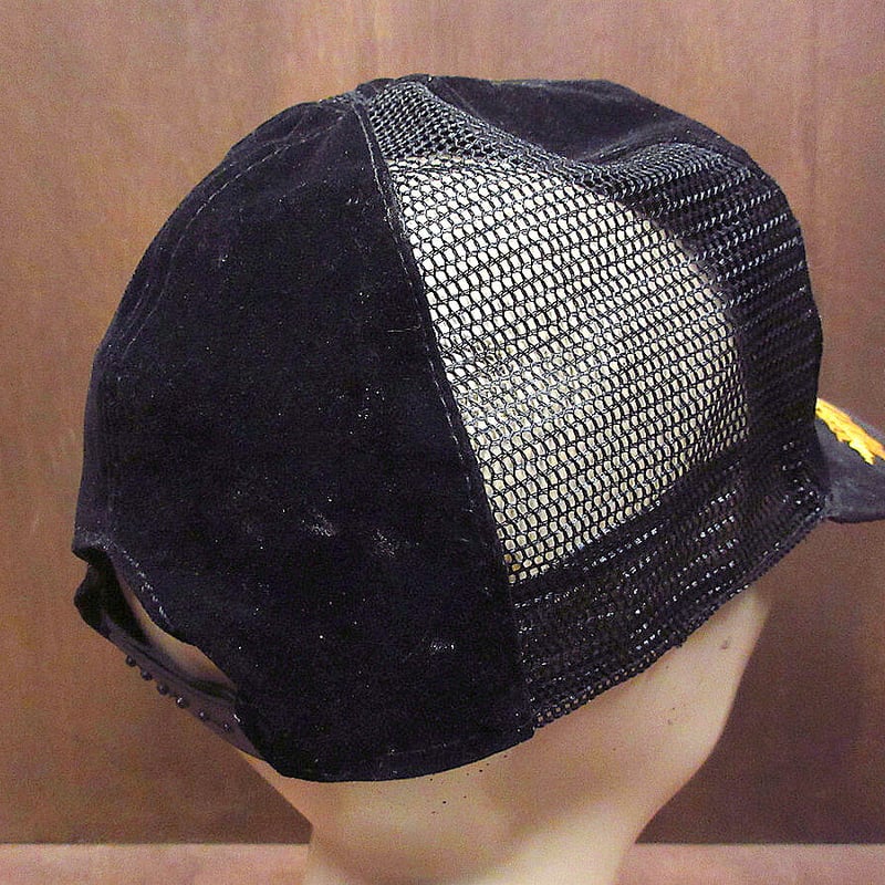 San Miguel Beerベロアスナップバックメッシュキャップ黒