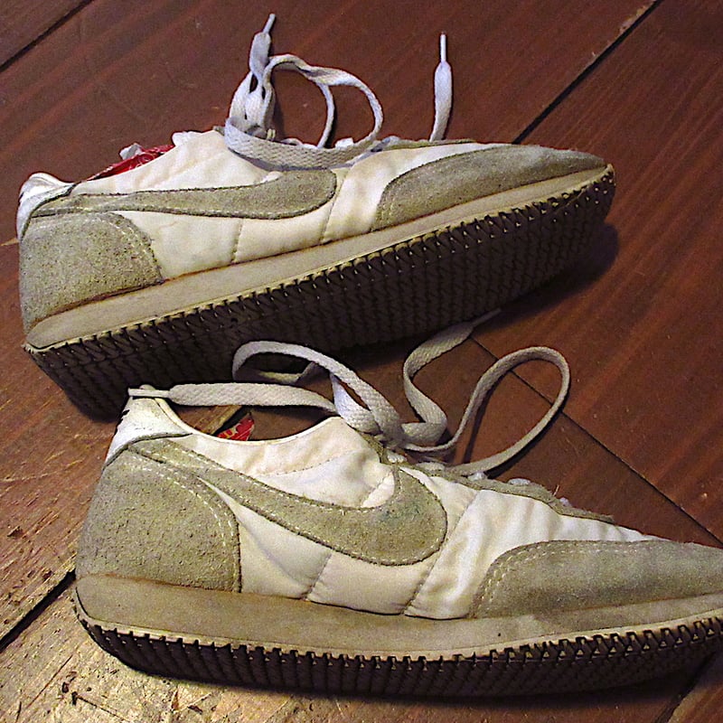 ビンテージ80's○NIKEスウェード×ナイロンスニーカー○260226d6-w-snk
