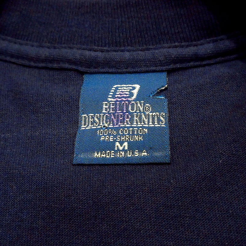ビンテージ90's○DEADSTOCK BELTON DESIGNER KNITS コットンク...