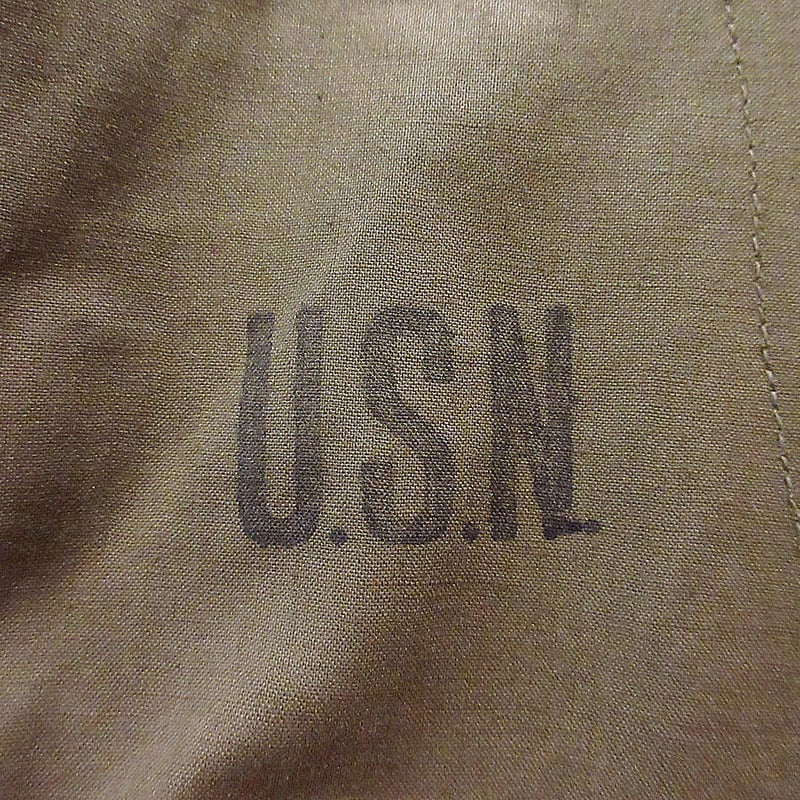 ビンテージ40's○U.S.NAVY NXsXレインパンツL○211222i5-m-oval-