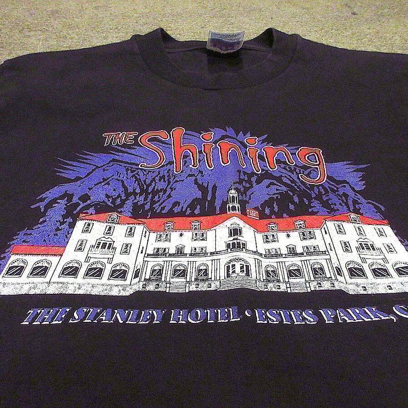 ビンテージ90's○DEADSTOCK THE ShiningムービープリントTシャツ黒siz