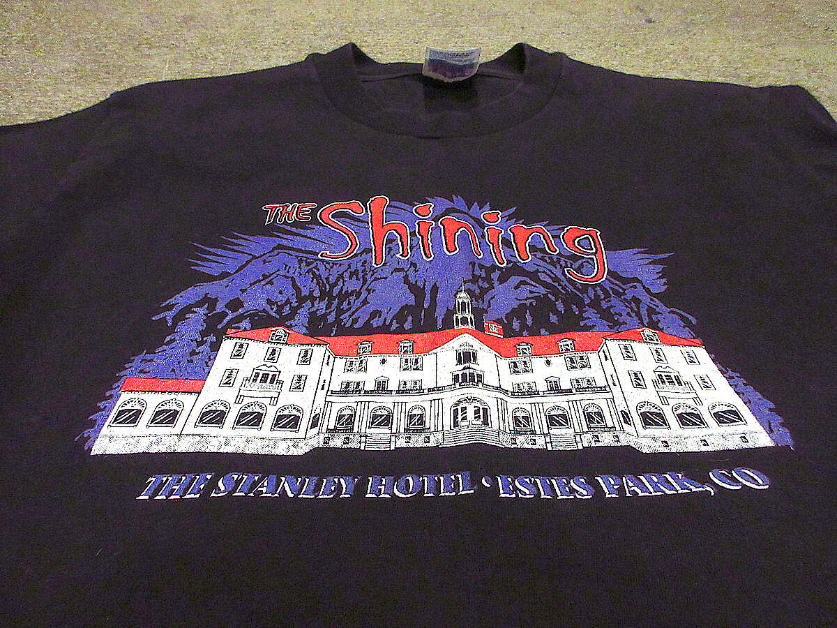 90’s ビンテージ　シャイニング　ムービーTシャツ ビンテージ90's○DEADSTOCK THE ShiningムービープリントTシャツ黒siz