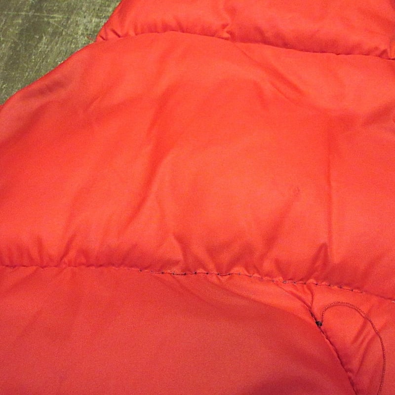 ビンテージ70's○RED HEADリバーシブルダウンベスト紺×赤○251124z2-m