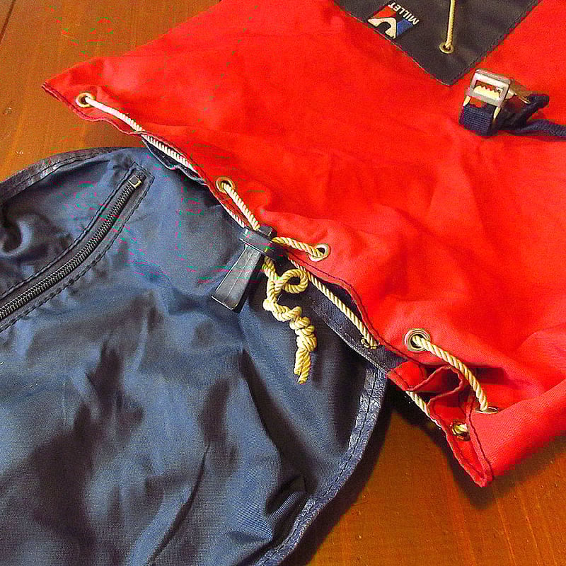 ビンテージ○Sacs Milletナイロンバックパック○240713k3-bag-bp