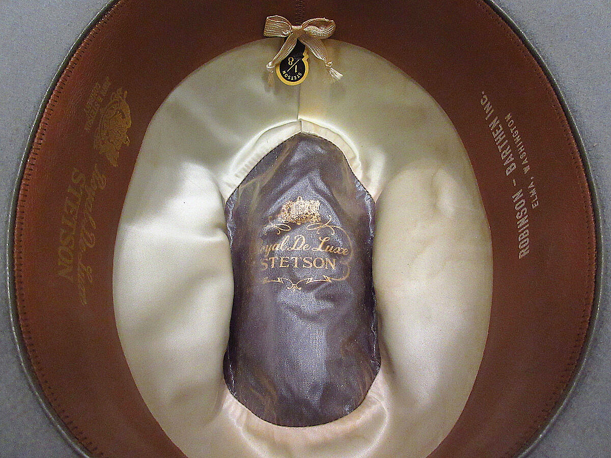 ビンテージ50's○STETSON OPEN ROADフェドラハットグレーsize 7 ビンテージ50's○STETSON OPEN ROADフェドラハットグレーsize 7