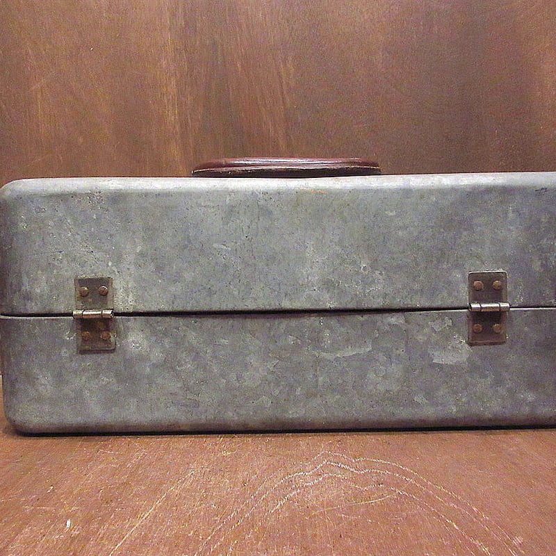 My Buddy ヴィンテージ スチール製 タックルボックス ビンテージ40's50's○My Buddyメタルタックルボックス○220709s3-otde
