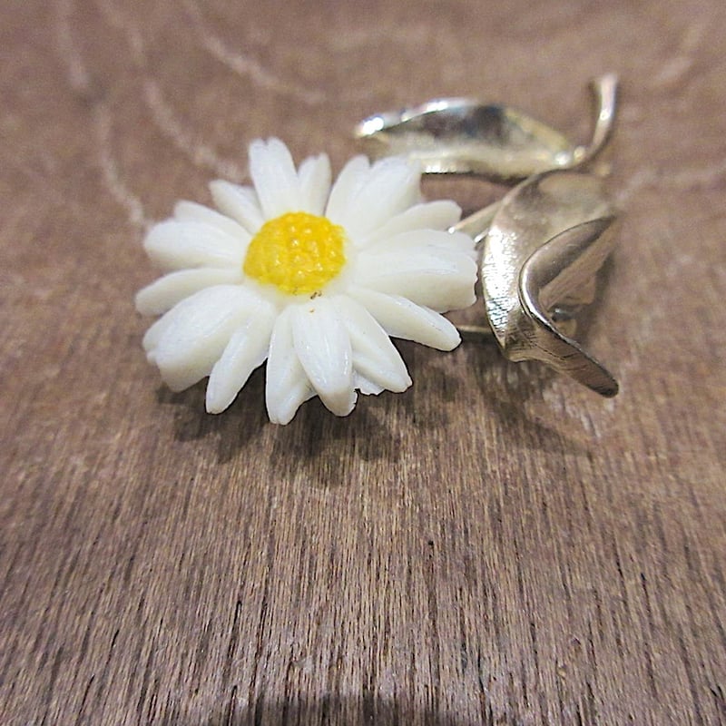 ビンテージ60's70's○フラワーブローチ○251124z7-brc花レトロ