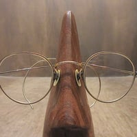 ビンテージ40's●ARTCRAFT 1/10 12KGF彫金ボストン眼鏡●250629z7-eyglsアートクラフトメガネアイウェアグラス