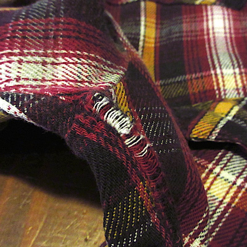 ビンテージ80's○FIVE BROTHER DAKOTAチェックウエスタンネルシャツsize