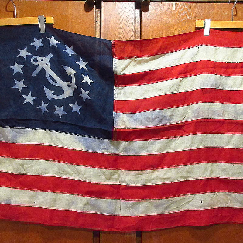 アメリカン ヴィンテージ 家具 アメリカ国旗 星条旗 トランク ボックス