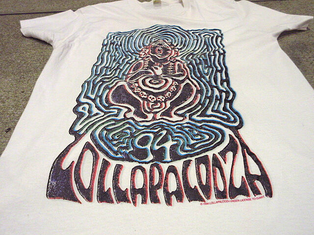 UKK フェス Tシャツ 白 LOLLA PALOOZA ロラパルーザ