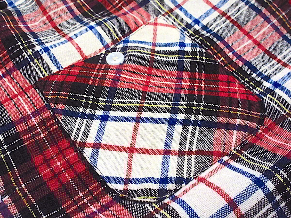 ビンテージ50's○MONTEREY SPORTSWEARチェックウール長袖ループカラー