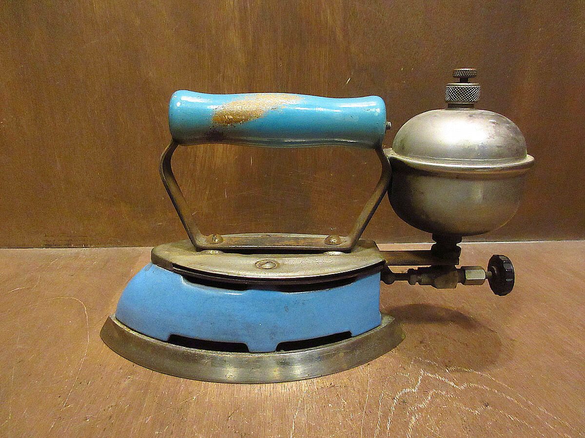 ビンテージ30's40's○Coleman MODEL 4Aガソリンアイロン○210715r8