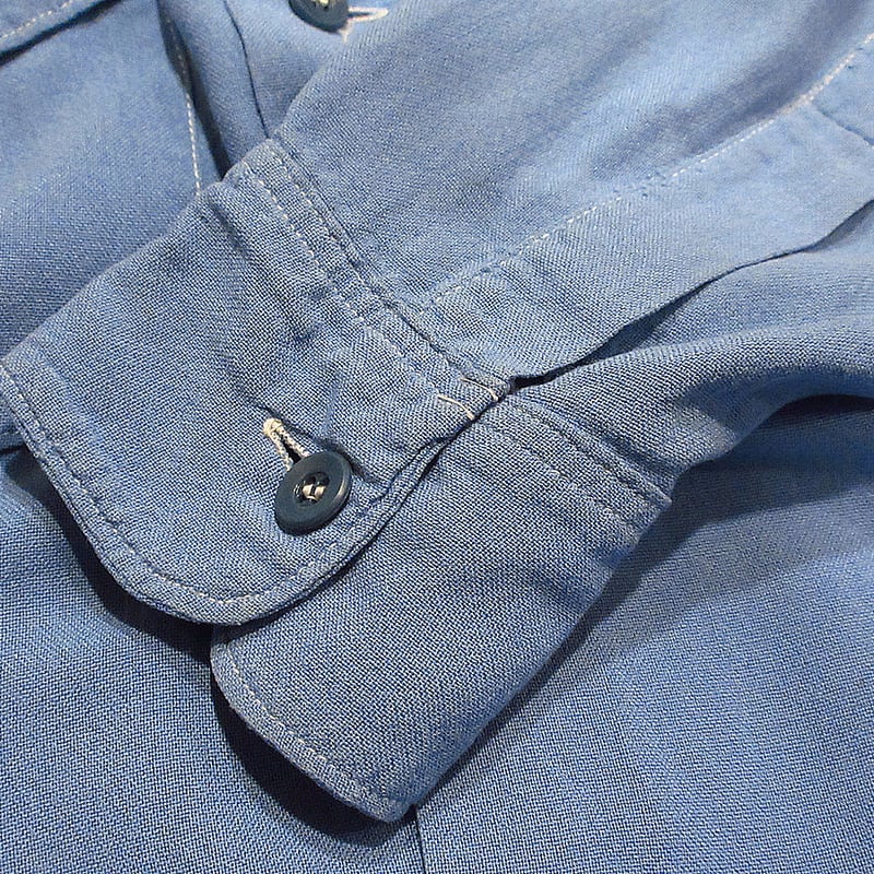 HERCULES ライトブルーデニムシャツ 長袖
