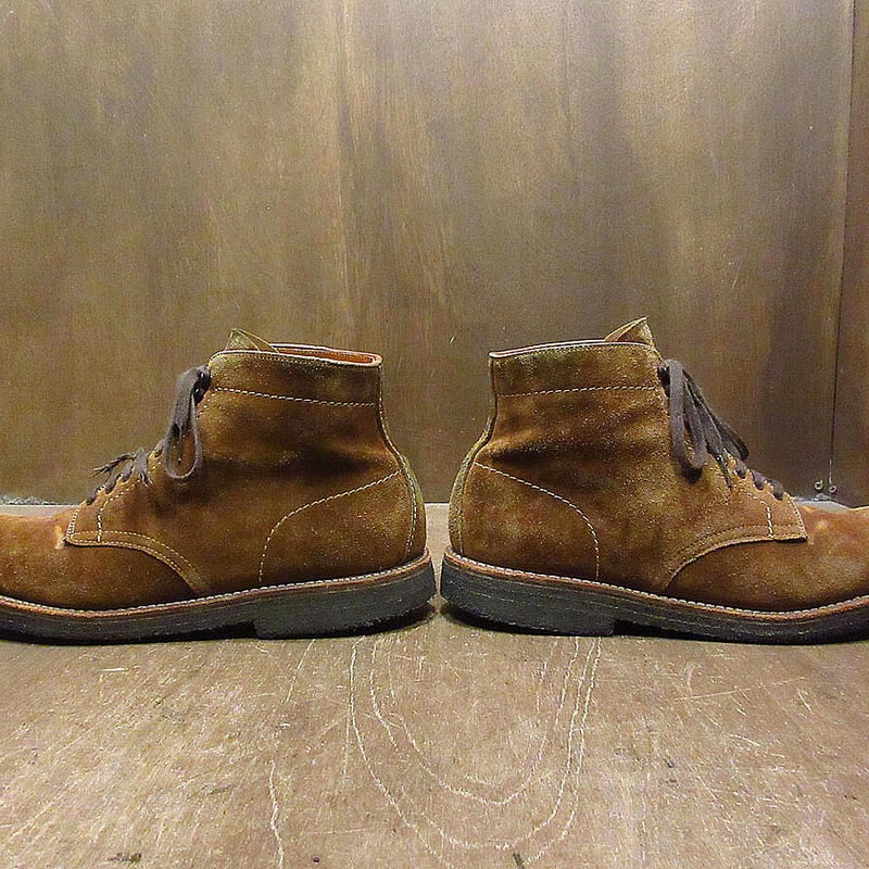 Alden×J.CREW○86040Hプレーントゥスウェードブーツ茶10 B/D Alden×J.CREW○86040Hプレーントゥスウェードブーツ茶10 B/D