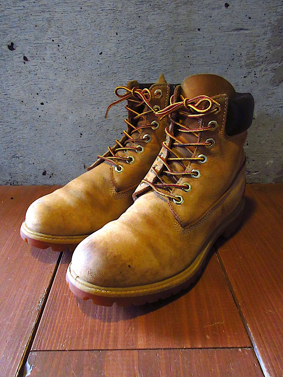 ビンテージ○Timberland 7ホールワークブーツ茶size 9 M○250930j6-m