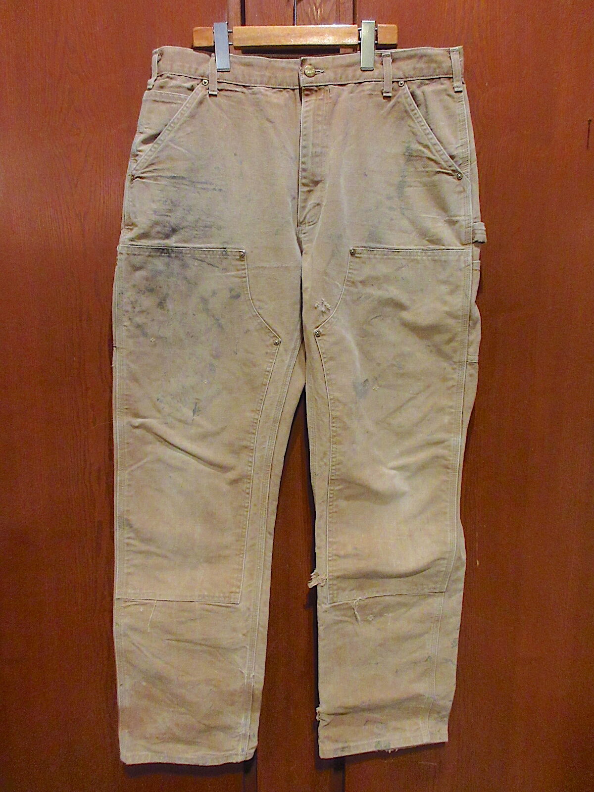 MADE IN U.S.A. Carharttダブルニーダックペインターパンツ実寸W90cm○