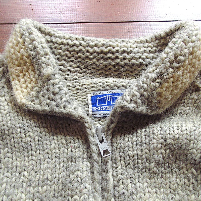 ビンテージ○LONG HOUSE波カウチンセーターsize M○231107k-m ビンテージ○LONG HOUSE波カウチンセーターsize M○231107k-m