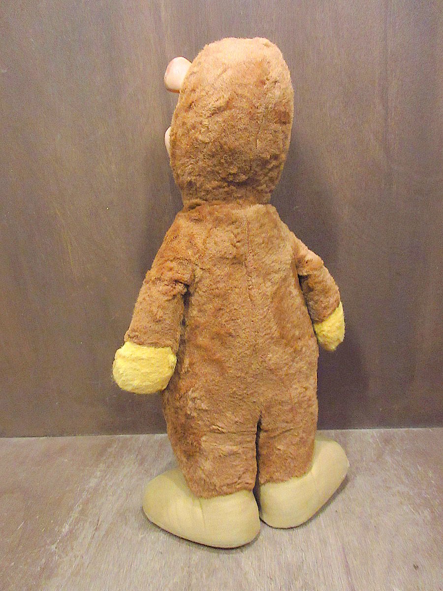 ビンテージ50's○Yogi Bearラバーフェイスドール茶○240516j6-doll