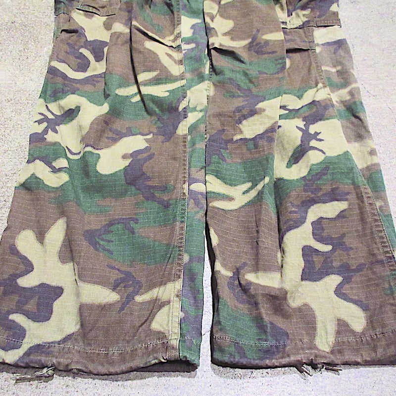 ビンテージ70's○ミリタリーERDLカモジャングルファティーグパンツ5th